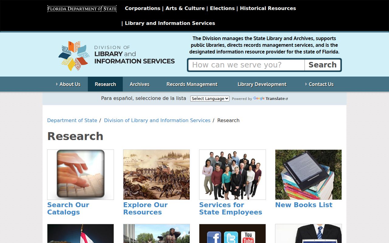 Leon County city directory State Library and Archives research page