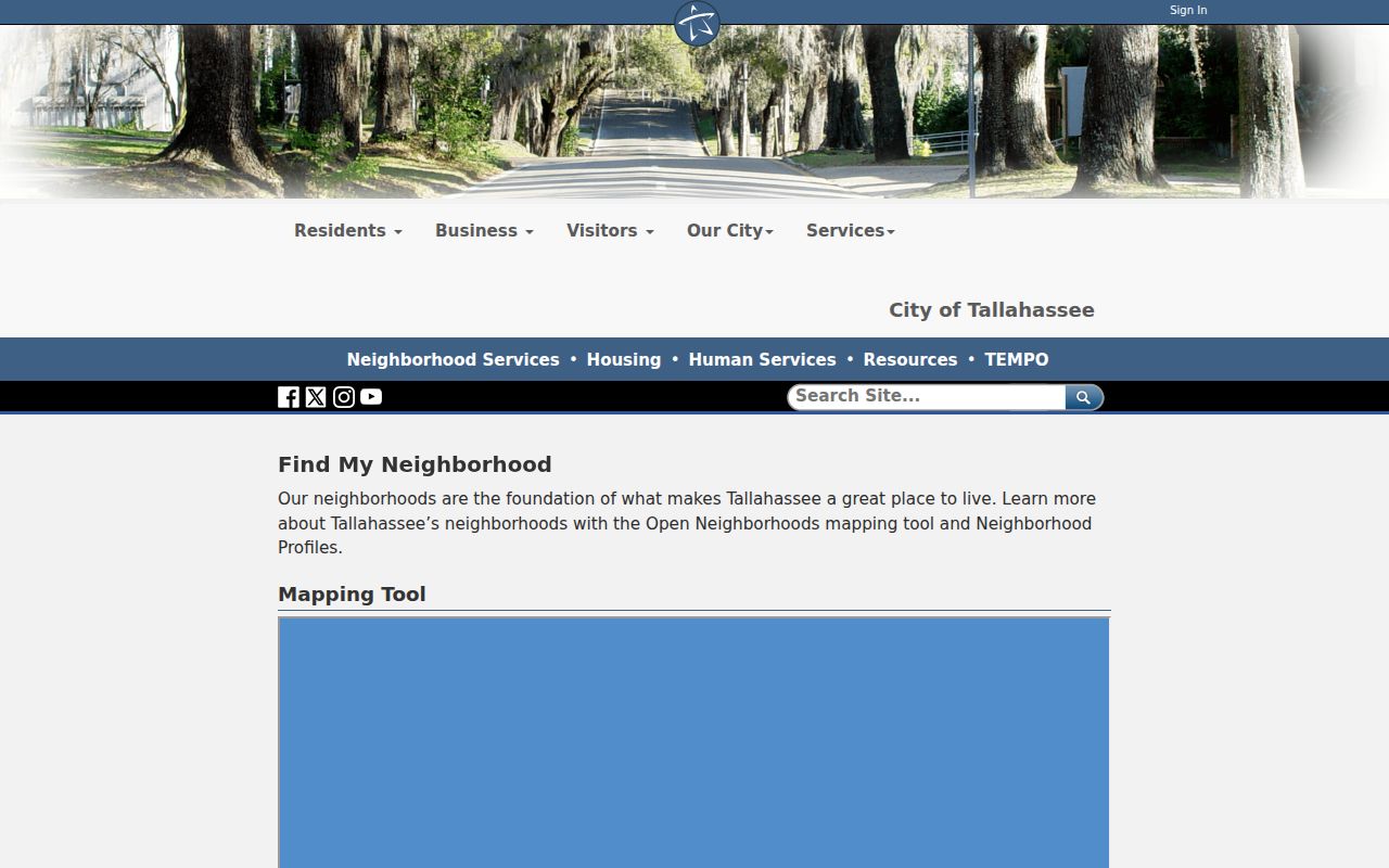 Leon County ZIP code directory Open Neighborhoods map